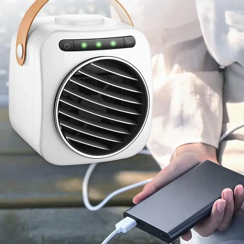 Портативный мини USB кондиционер увлажняюший очиститель Настольный вентилятор для воздушного охлаждения светодиодный световой редуктор