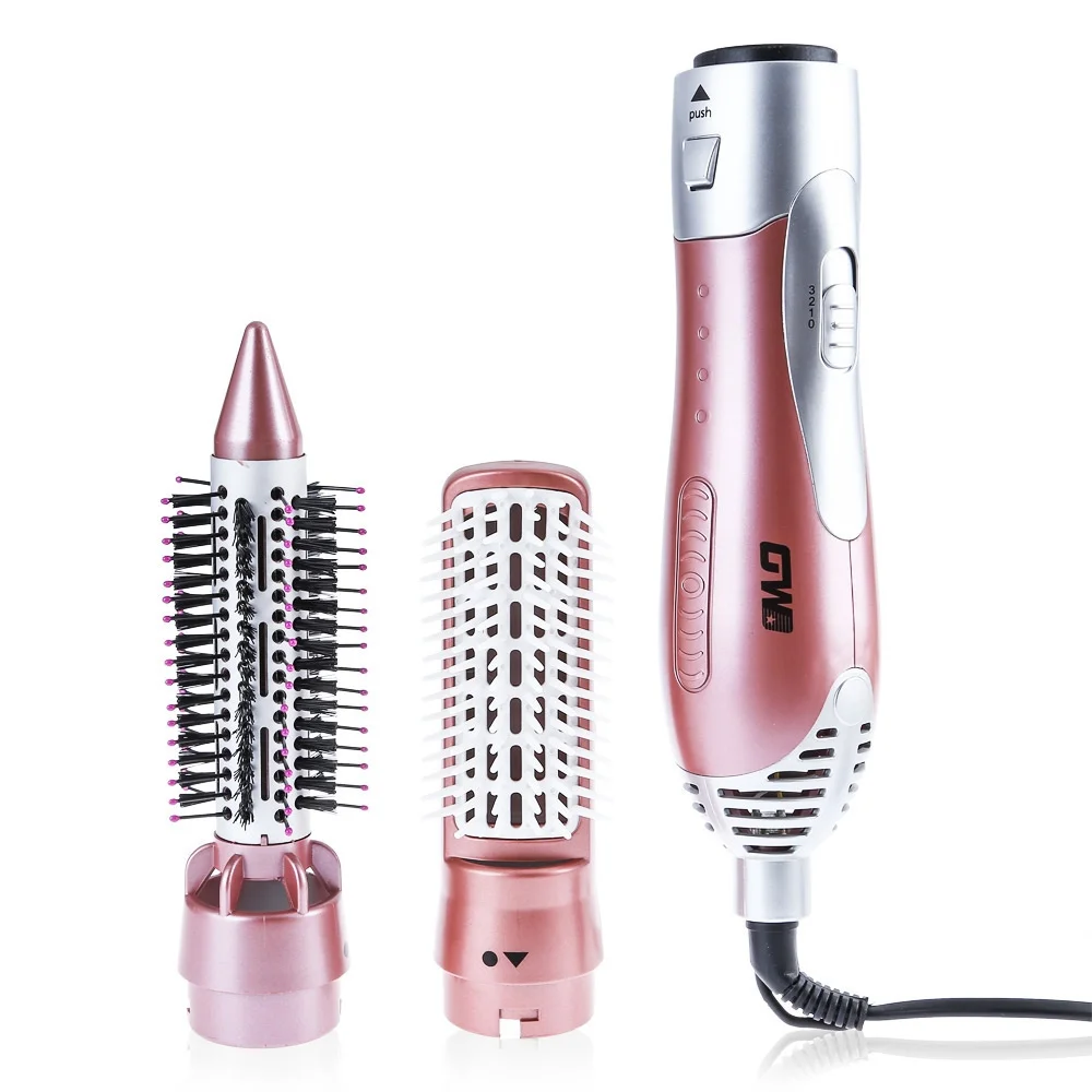 

GW Professional Hair Curler Dryer Comb Curling Drying Function 2 in 1 Comb Multifunctional Styling Salon Tools Sets Hairdryer