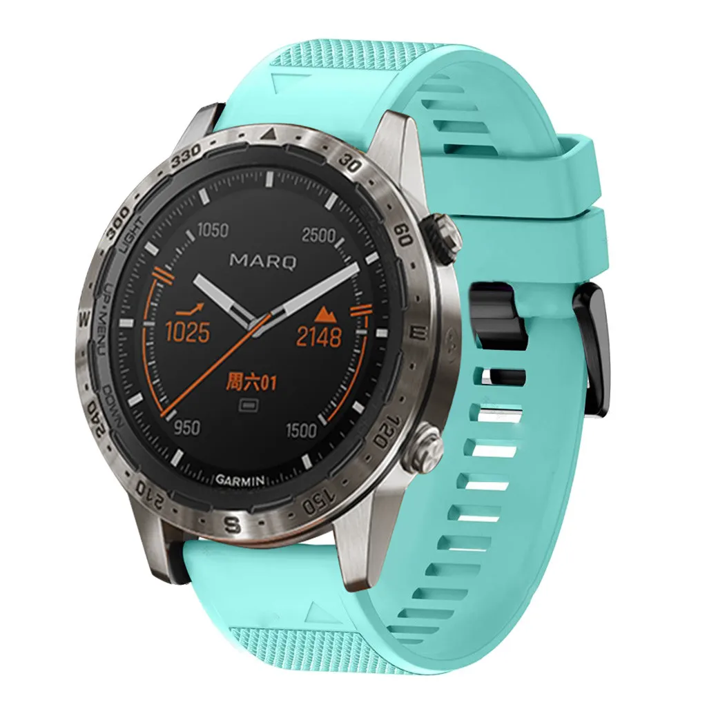 Smartwatch Smartband замена из силикагеля, мягкий ремешок быстрой установки для Garmin MARQ 5 стиль смарт-часы ремешки для часов