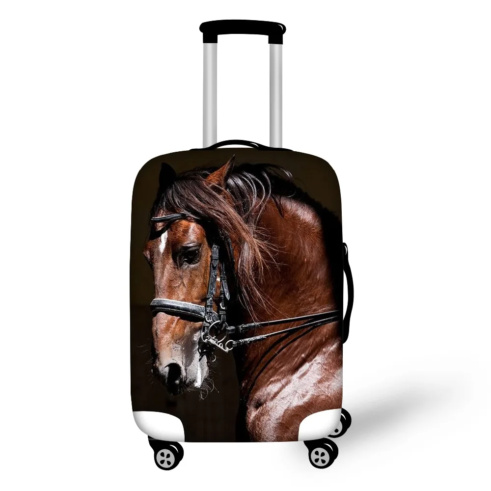 FORUDESIGNS, новинка, запчасти для багажа, милый чехол для багажа в виде лошади, повседневный чехол для багажа, аксессуары для путешествий, Пыленепроницаемый Чехол для чемодана
