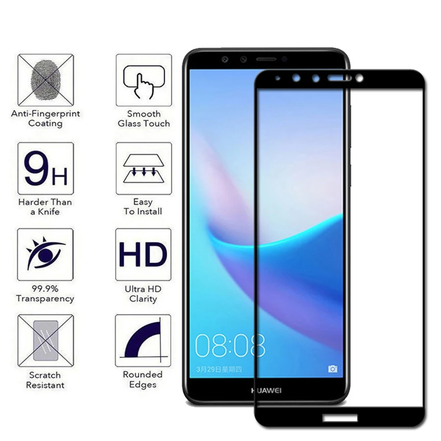 Для Huawei Y3 2018 Защитное стекло для 2017 защитное Y6 ii Y9 Y 6ii 9 Защита экрана закаленное
