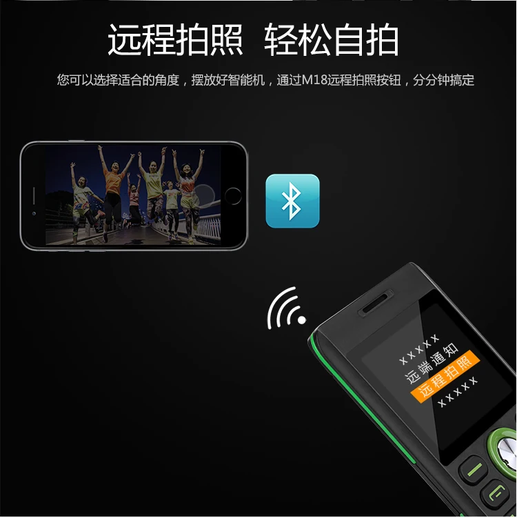 Melrose M18 мини-телефон с MP3 камерой Bluetooth ультра-тонкий 1,7 дюймов Открытый ударопрочный Пылезащитный телефон