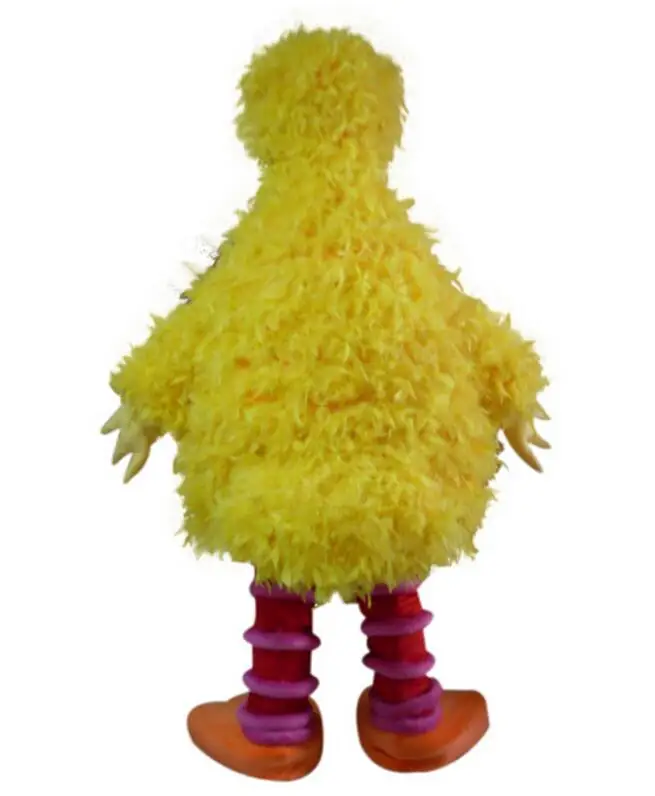 Rue Sésame Gros Oiseau Jaune Mascotte Costume Personnage De