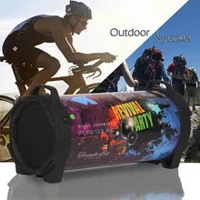 Высокое качество 8 Вт сабвуфер Колонка Bluetooth беспроводной динамик Спорт на открытом воздухе громкий динамик s Радио FM Mp3 плеер TF карты Поддержка