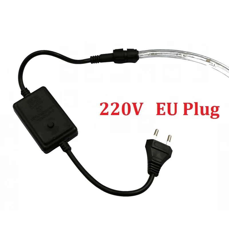 8 Modes Rainbow Tube Fairy String Light Garland Outdoor String Lights With EU Plug 220V For Christmas Festival Party Decoration 8 Modes Rainbow Tube Fairy String Light Garland Outdoor String Lights With EU Plug 220V For Christmas Festival Party Decoration