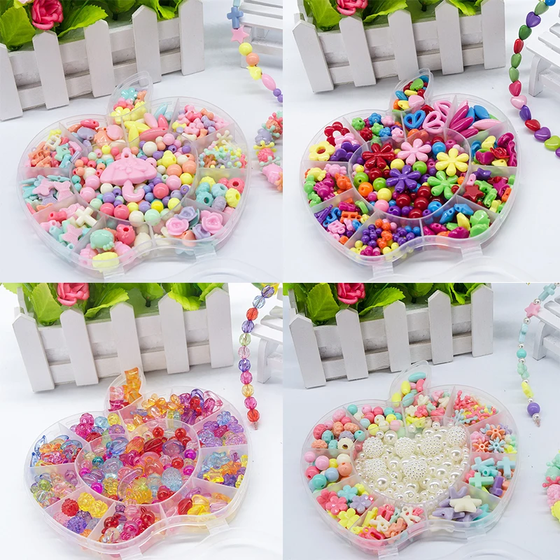 Beads Toys For Children DIY Hand made Necklaces Bracelets Girl Kids