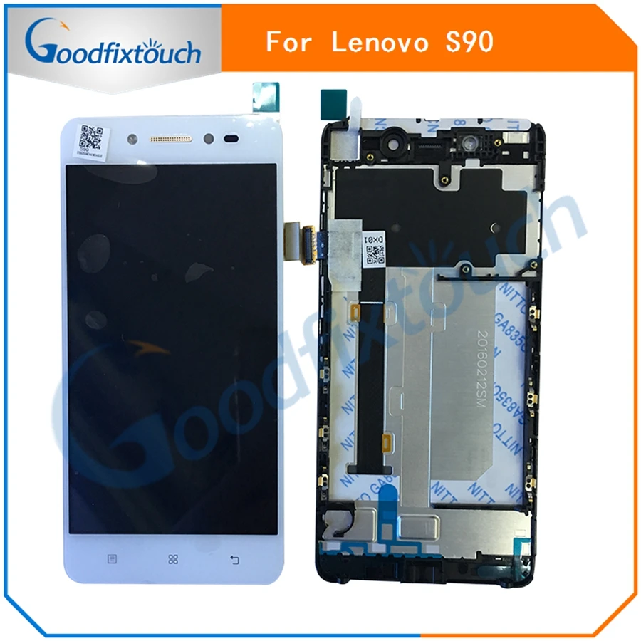 LEN005 For Lenovo S90 LCD Display With Touch Screen Digitizer With Frame Assembly Original Replacement Parts (3)