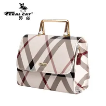 FERAL CAT 2017 New Designer Handbags High Quality Messenger Shoulder Luggage Luxury Doctor Bags Women Famous