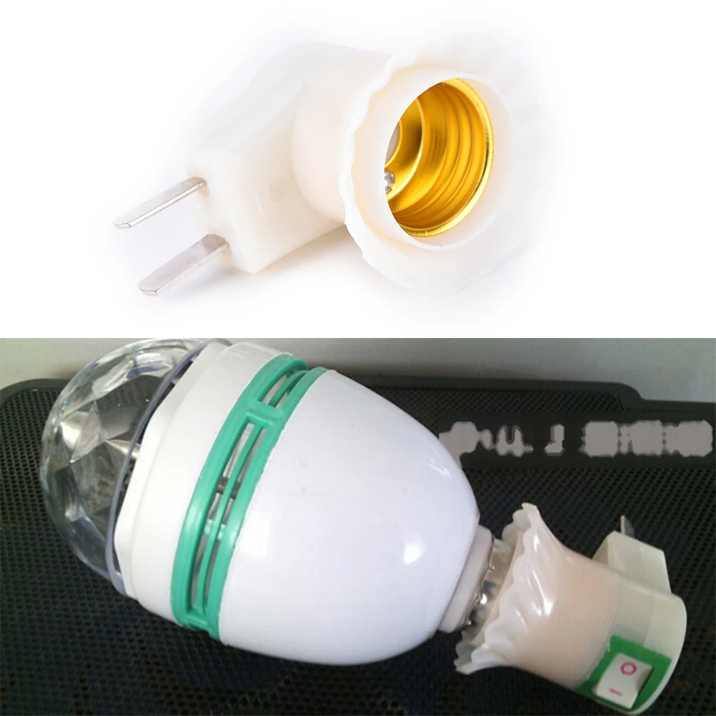 

1pc 220V Plug Type Lamp Holder Screw Mouth E27 Lamp Cap Socket Lamp Socket