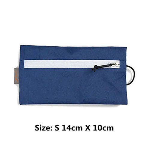 3F UL gear Sparrow маленькая сумка для хранения X-PAC ткань портативная водонепроницаемая сумка Сверхлегкая двухсторонняя молния Кемпинг Туризм - Цвет: Blue  S