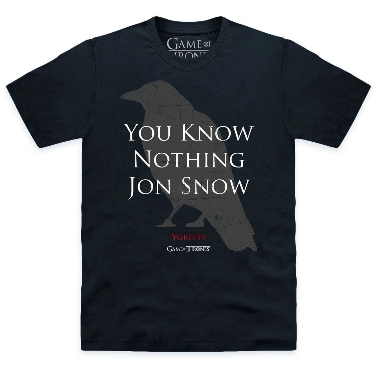 

GILDAN Brand Game Of Thrones You Know Nothing Jon Snow Quote T-Shirt 2019 Summer Short Sleeve T-Shirt