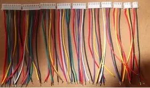 Linha de Linha de Conexão 26awg Única Cabeça xh Cabo Eletrônico Entrega Aleatória Cor Xh2.54mm 7 p 200 mm