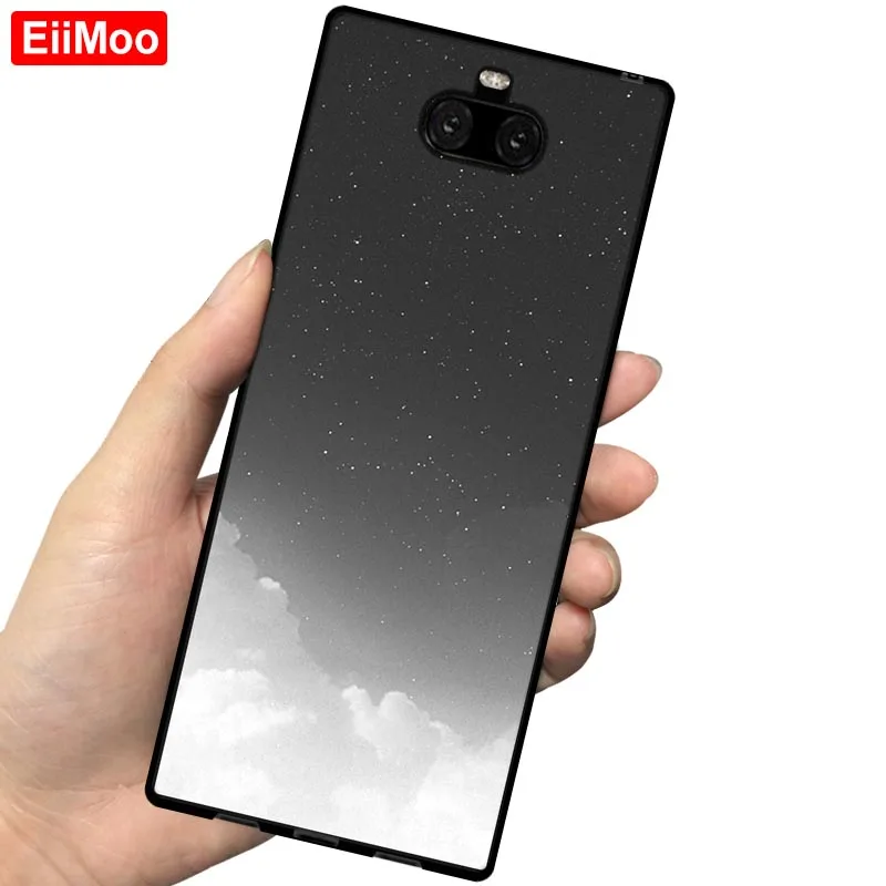 EiiMoo силиконовый чехол-накладка для sony Xperia 10 Plus, матовый тонкий мягкий ТПУ чехол-накладка для sony Xperia 10, чехол-накладка - Цвет: 15