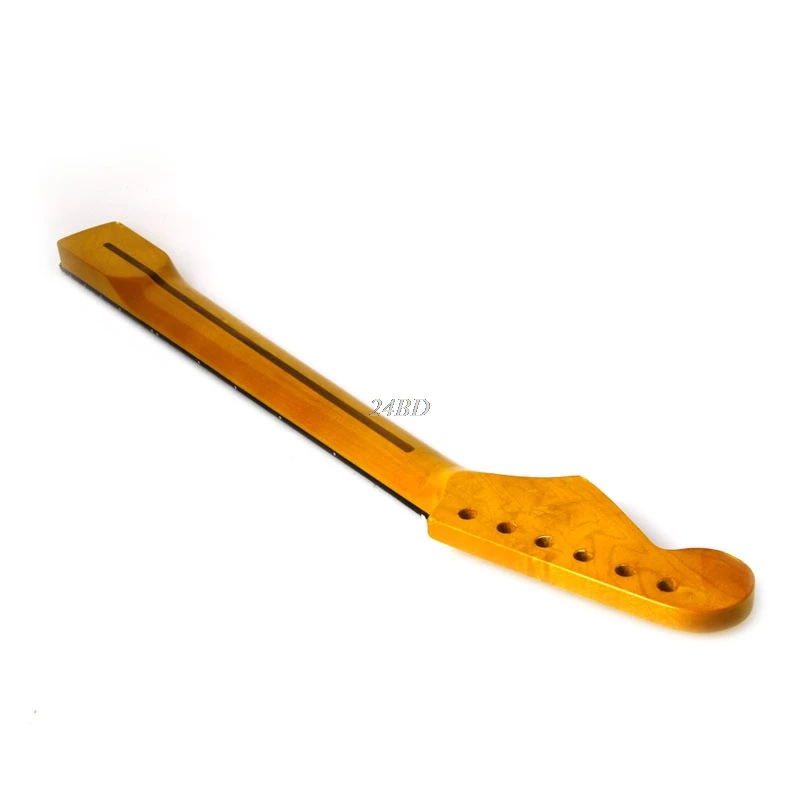 

Tiger Flame Electric Guitar Neck 22Fret For ST Part Maple Rosewood Smooth Finish