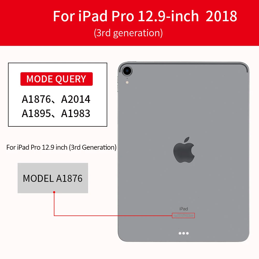 Для iPad Pro 12,9 чехол, GOLP ультра тонкий из искусственной кожи smart cover для iPad Pro 12,9 A1876 A2014 A1895 A1983 чехол