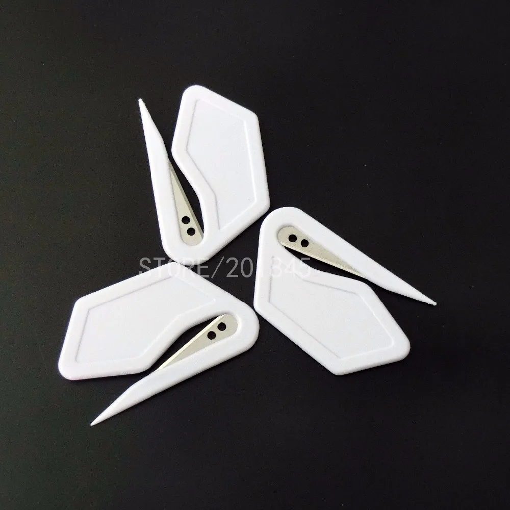 Abridor de Letra Lâmina do Cortador de Papel de Segurança Aprovado pela ce Ferramenta de Bolso Pcs da Sharp Correio Envelope Plástico Guardado 100 10 de Letra Plástico Guardado Lâmina do Cortador
