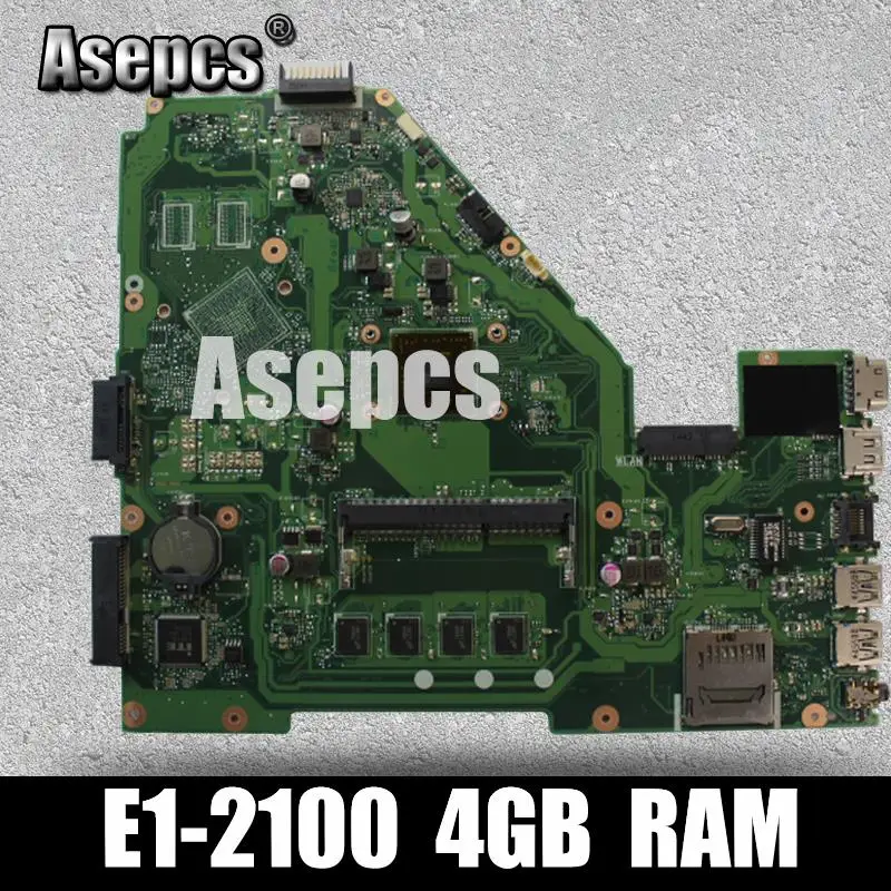 

Asepcs X550WA Laptop motherboard 4G RAM E1-2100 CPU for ASUS X550WAK X550WE X550W Test mainboard X550WA motherboard test 100% ok