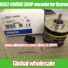 1 шт. E6C2-CWZ6C 360 P/R кодировщик для OMRON/инкрементный вращающийся Оптический энкодер/360 Линейный импульсный кодер