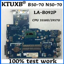 KTUXB ZIWB2 ZIWB3 ZIWE1 LA B092P материнская плата для Lenovo Φ ноутбука CPU 3558U/2957U