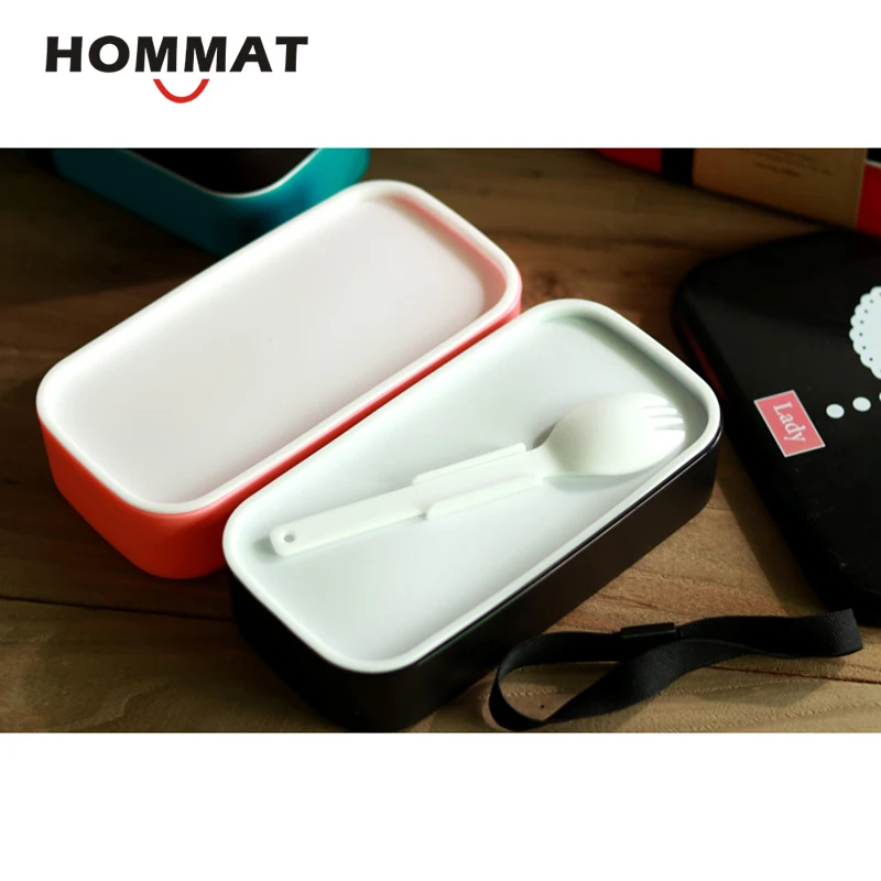 2 слой Бенто ланч бокс для детей Питание контейнера пищи посуда 1000ML|lunchbox for