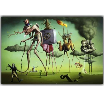 

5D DIY Diamond Painting"Salvador Dali Surrealism Abstract Elephant"Full Drill resin 3D Embroidery Cross Stitch Mosaic Z1273