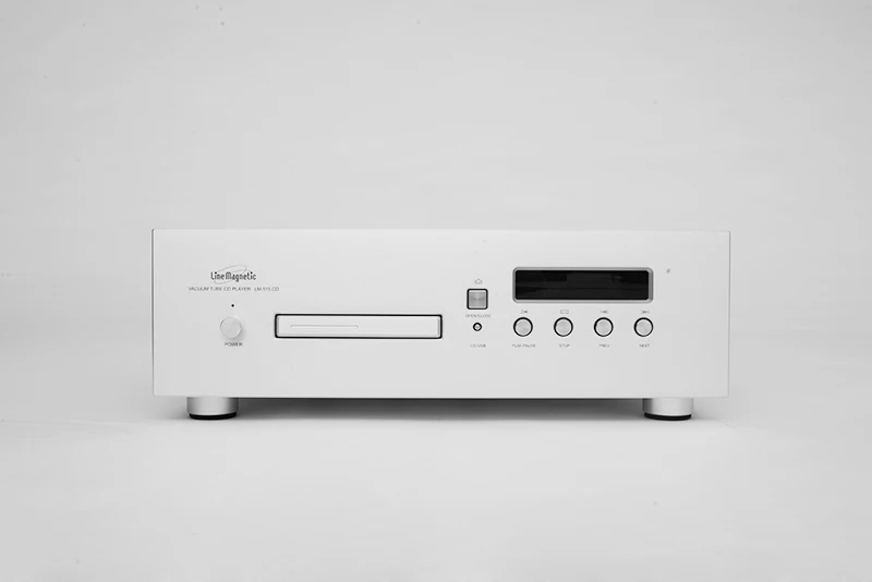 O-091 линия Магнитный LM-515CD выход вакуумной трубки XMOS ESS9016 DAC S/PDIF NOS 6K28Z KSM-213C лазерный диск Цифровой аудио пульт дистанционного управления - Цвет: silver