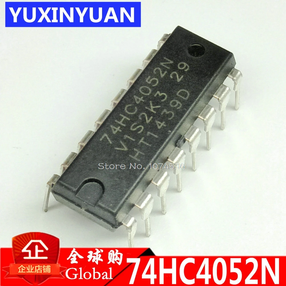 

SN74HC4052N 74HC4052N 74HC4052 DIP16 Dual 4 Select 1 Analog Switch 10PCS/LOT