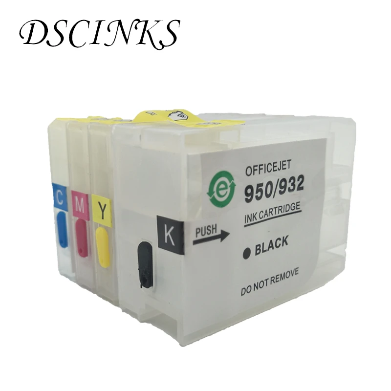 4PK Refillable Ink Cartridge for HP 932 933 Officejet Pro 6100 6700 4PK Refillable Ink Cartridge for HP 932 933 Officejet Pro 6100 6700