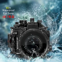 Mcoplus A7R III 40m/130ft Underwater Waterproof Diving Housing Camera Case Bag for Sony A7R III camera