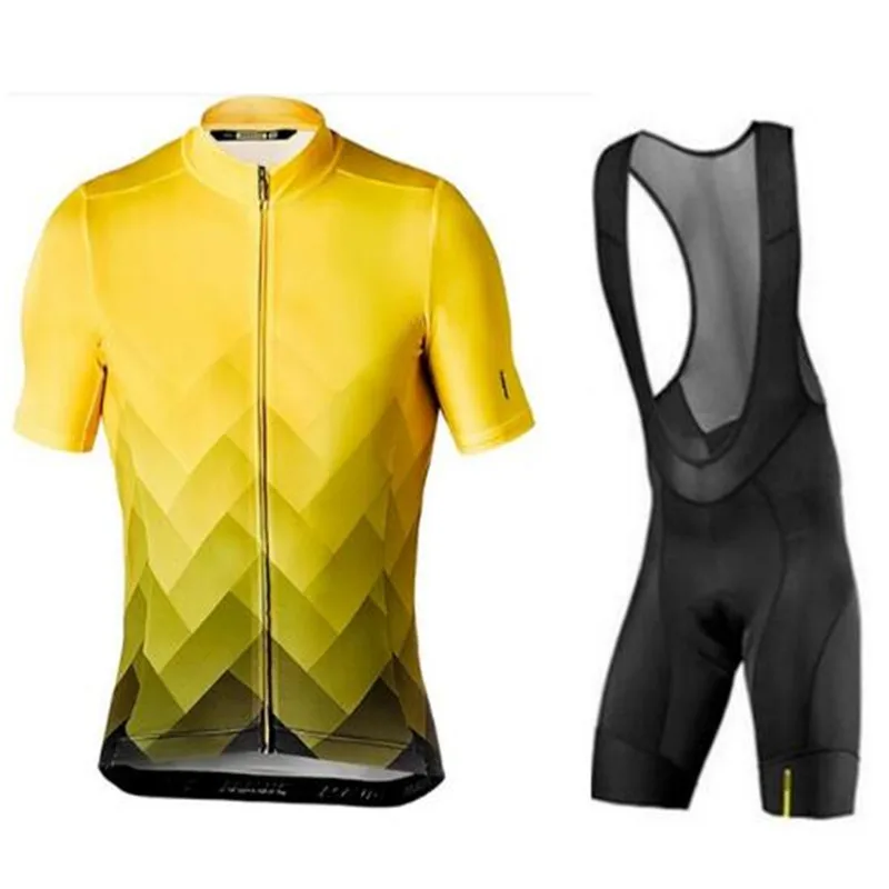 

2019 New Pro MAVIC Team Cycling Sets Maillot Ropa Ciclismo Jersey Men Summer Bike Jersey Set Bike Bicycle Wear 9D Gel Pad