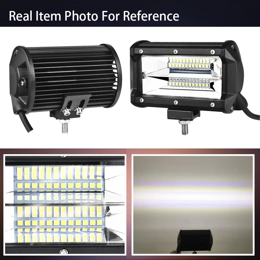 Weketory 5 светодиодный LED бар Номинальная 120 Вт фактический 25 Светодиодный свет для