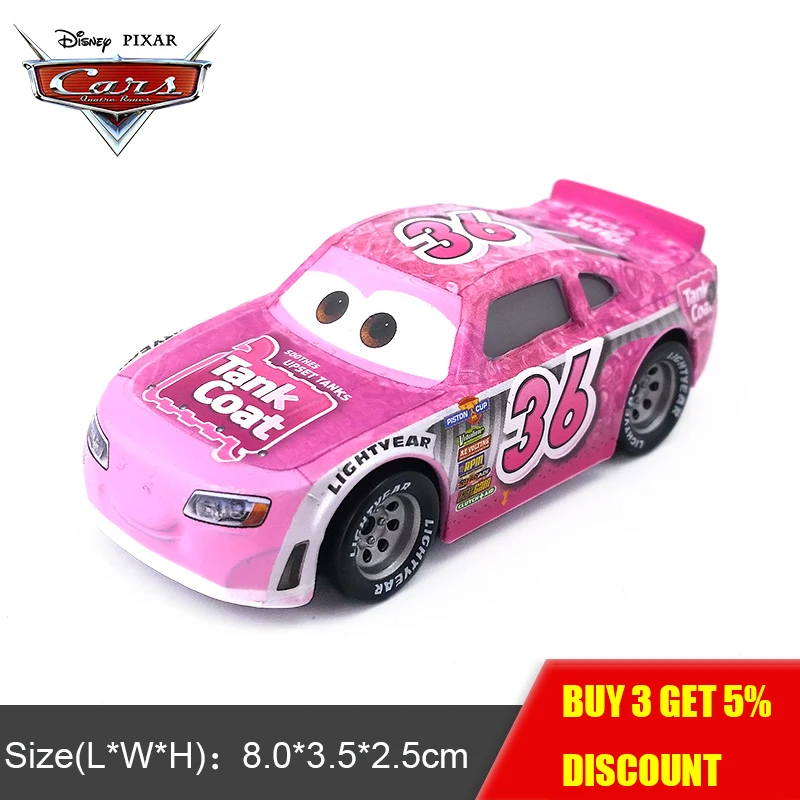 Disney Pixar Cars No.36 Reb Meeker 1:55 металл литье под давлением развивающие игрушки модель
