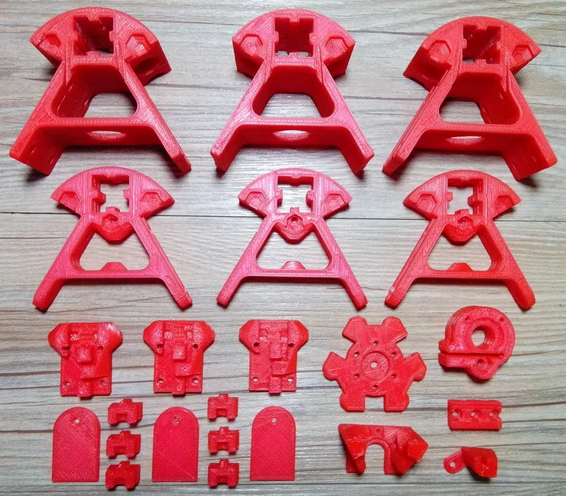 

Reprap Delta robot 3D Printer Kossel Mini Printed Plastic Parts Premium KIT ABS/ PLA Parts Free Shipping