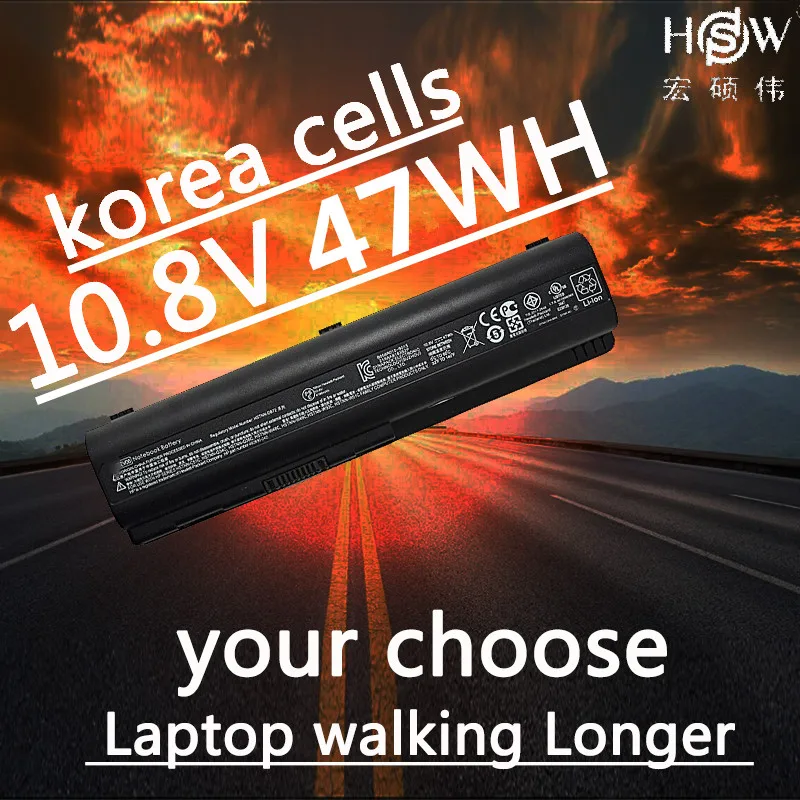 

HSW 47WH Battery for HP Pavilion DV5 DV6 G71 G50 G60 G61 G70 DV6 HSTNN-IB72 HSTNN-LB72 HSTNN-LB73 HSTNN-UB72 HSTNN-UB73