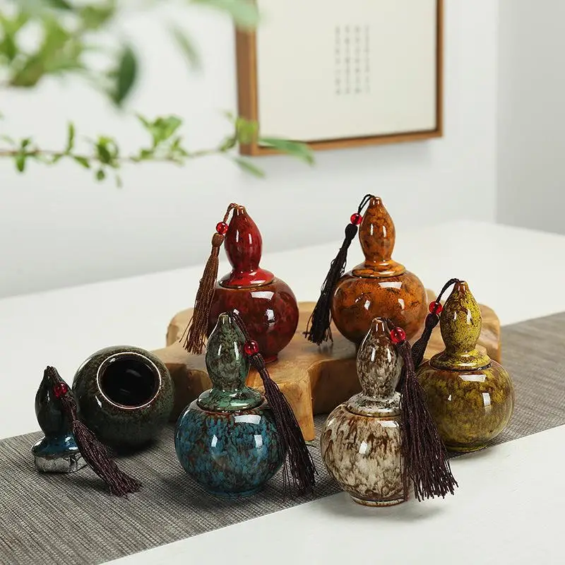 

Traditional Chinese Tea Caddies Canister Ceramic Hand Painted Tea Jar Cans Box Home Or Office Teaware Cultural Christmas Gift