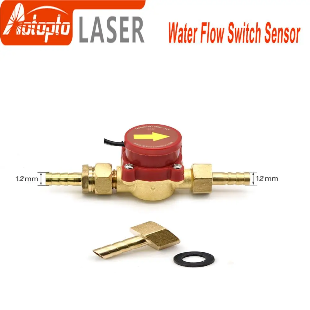 Water Flow Switch Sensor 8/10/12mm for CO2 Laser Engraving Cutting Machine