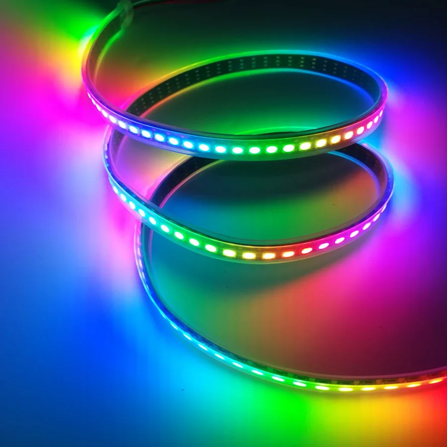 Динамичессветодиодный Светодиодная светильник та RGB USB 5 в WS2812B светодиодная