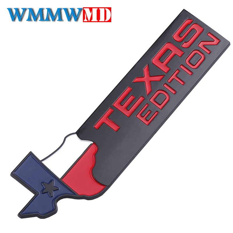 

3D Texas Edition Car Sticker Emblem Badges For Ford F-150 F-250 F-350 Chevy GMC Dodge Trucks Cherokee Galaxy Trax Tahoe Camaro