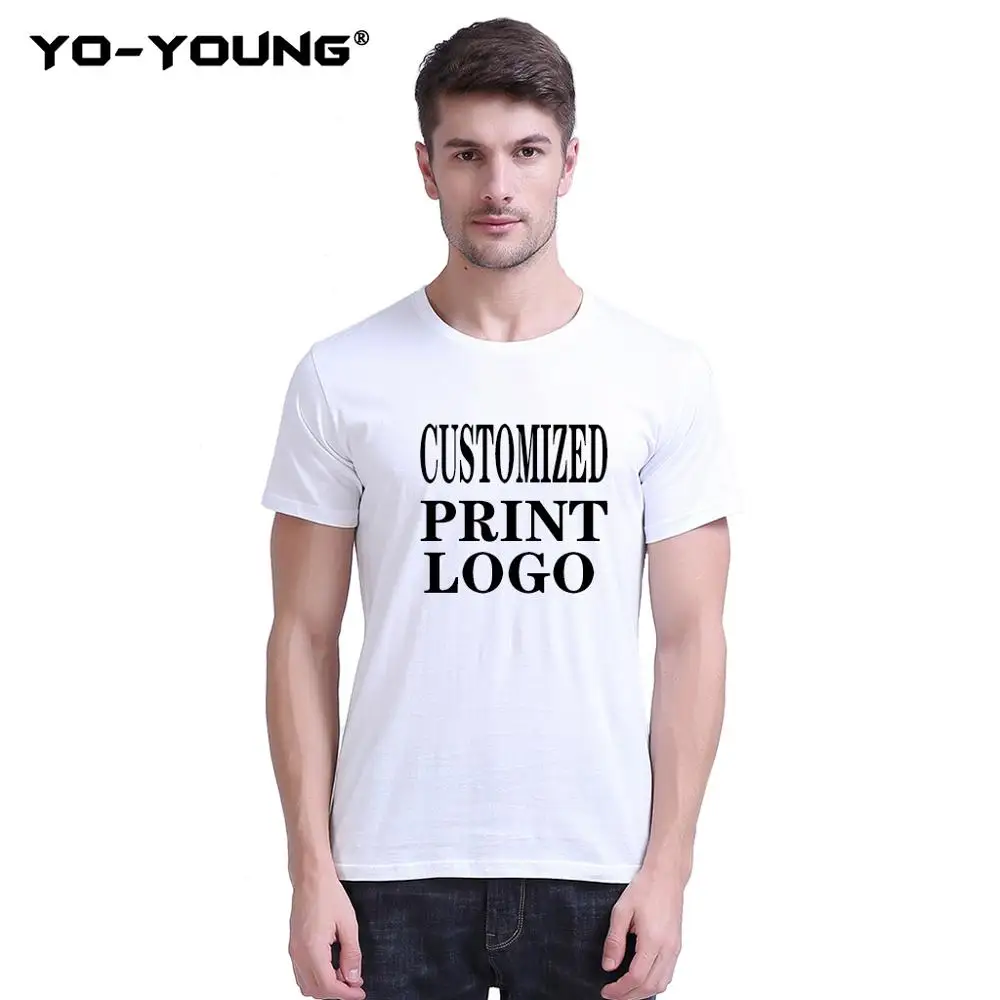 

Yo-Young Customized Print T Shirt for Men Women 100% Combed Cotton 180 gsm S-3XL Heat Transfer And Digital Print