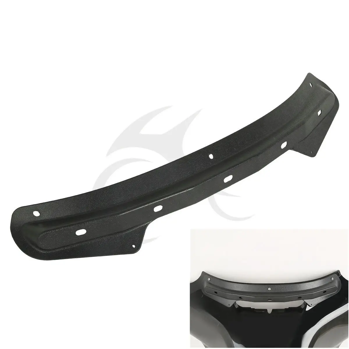 

Motorcycle Black Windshield Windscreen Trim For Harley Touring Electra Street Glide Ultra Limited CVO 2014-2018 2017