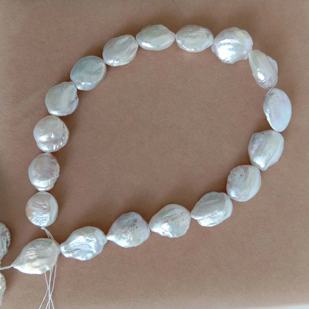 pearl beads, Nature freshwater loose pearl with baroque shape, BIG BAROQUE shape pearl,16-19 mm big keshi pearl