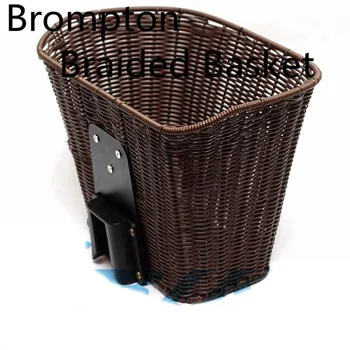 

Aceoffix for Brompton Bike Bag Braided Basket Weaving Basket 2019