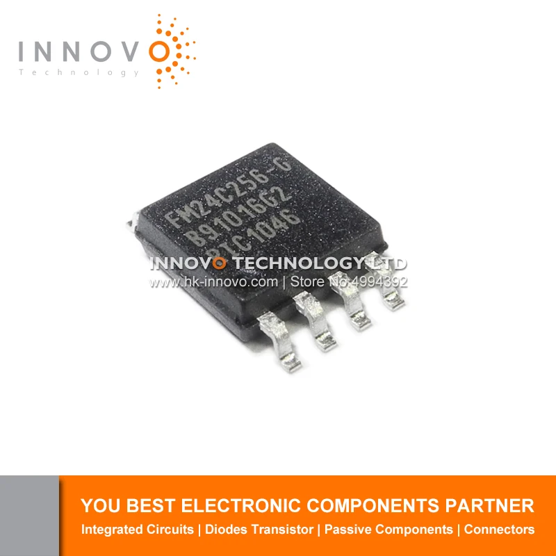 

INNOVO 5 шт./лот FM24C256-GTR FM24C256 5V SOP-8 Бесплатная доставка, новинка, оригинал