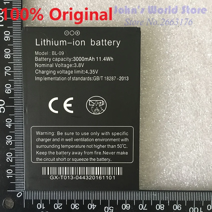 100% Новый оригинал для THL T9 Pro 3000 мАч батарея BL-09 мобильных телефонов смартфон