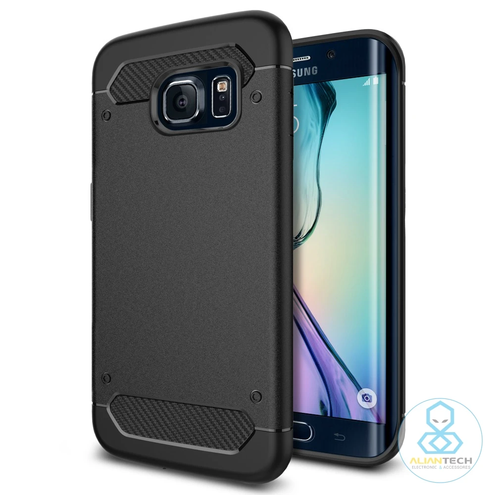imágenes para Caja de la Armadura Resistente para Samsung Galaxy S6 Aliantech Borde Delgado y Suave de TPU Caja Del Teléfono Gota a Prueba de Grado Militar imágenes para Caja de la Armadura Resistente para Samsung Galaxy S6 Aliantech Borde Delgado y Suave de TPU Caja Del Teléfono Gota a Prueba de Grado Militar