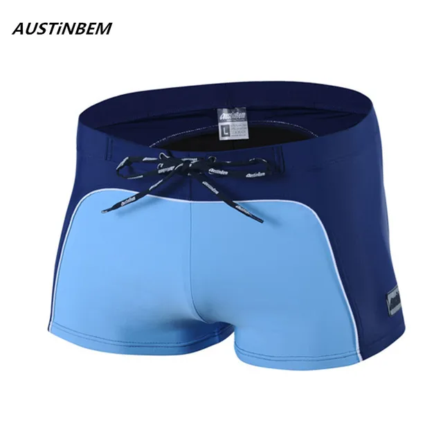 Special Offers AUSTiNBEM Brand Sexy Men Swimwear Men's Swimsuits Surf Board Beach Wear Man Swimming Trunks Boxer Shorts Swim Suits Gay Pouch 