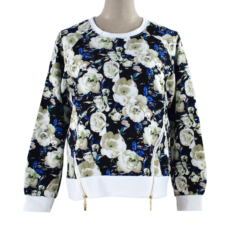 floral design hoodies
