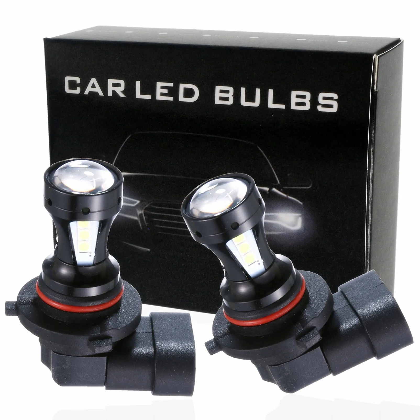 MaleCrane 2 PCS H10 HB3 9005 HB4 9006 Led Bulb Car Fog Light COB 18W 1000LM 9-24V White Daytime Running Lamp Bulbs | Автомобили и