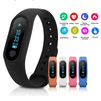 

Smart Watch Sports Fitness Activity Heart Rate Tracker Blood Pressure wristband IP67 Waterproof band Pedometer for IOS Android