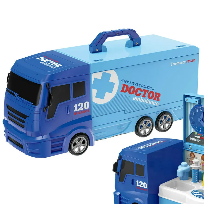 Поддерживающий грузовик, 2в1 инструмент, игрушки для ремонта автомобиля, сцена, модель, детские игрушки для детей, мальчик, ролевые игры, развивающие игрушки для детей 3-6 лет
